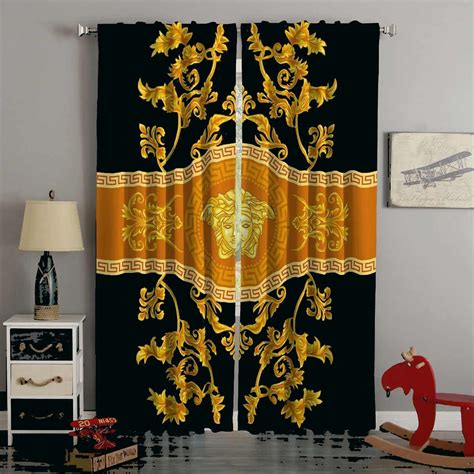 accessori per la casa versace|versace curtains for living room.